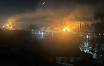 В ГУР отреагировали на пожар на НПЗ в Самарской области В ГУР отреагировали на пожар на НПЗ в Самарской области