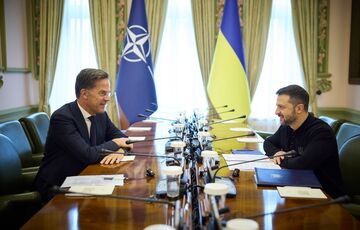 Новый генсек НАТО Марк Рютте прибыл в Киев