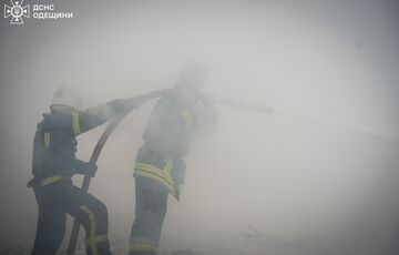 В Одессе Россия ударила по месту хранения выведенной из строя автомобильной техники