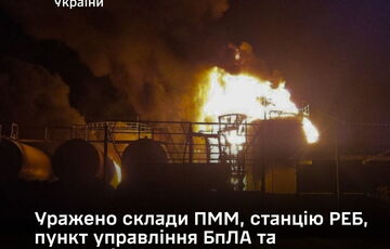 Генштаб ЗСУ повідомляє про ураження складів ПММ, станції РЕБ та пункту управління БПЛА росіян