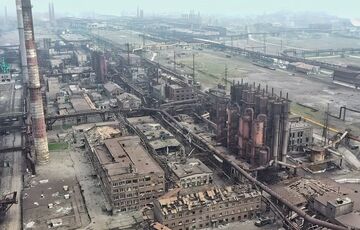 Росіяни перетворюють Азовсталь у Маріуполі на військову базу Росіяни перетворюють Азовсталь у Маріуполі на військову базу