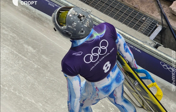 Гераскевич вышел в ”шлеме памяти” на тренировку, проигнорировав запрет МОК