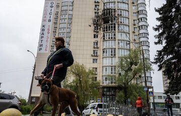 Ігнат розповів, як уламки збитого дрона потрапили до столичної багатоповерхівки.