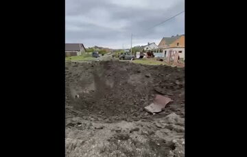 Россияне снова уронили ракету на Белгородскую область: кадры Россияне снова уронили ракету на Белгородскую область: кадры
