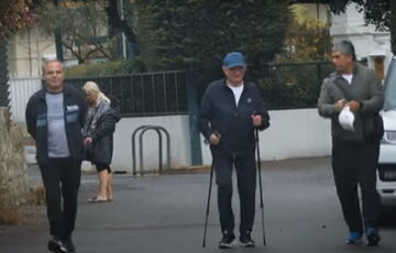 Леонід Кучма засвітився на Лазурному березі (відео)