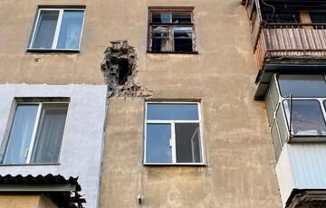 Оккупанты из дрона-камикадзе и ”Градов” обстреляли Никополь  Оккупанты из дрона-камикадзе и ”Градов” обстреляли Никополь