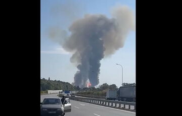 В Полтавской области прогремел мощный взрыв на магистральном газопроводе