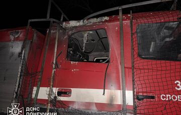 У Дружківці росіяни атакували FPV-дроном рятувальників, які їхали на виклик про пожежу