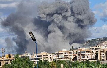 Израиль наносит массированные удары по целям в Ливане: кадры