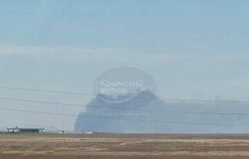 В Феодосии продолжает гореть НПЗ, огонь перекинулся на другие резервуары, - ”Крымский ветер” В Феодосии продолжает гореть НПЗ, огонь перекинулся на другие резервуары, - ”Крымский ветер”