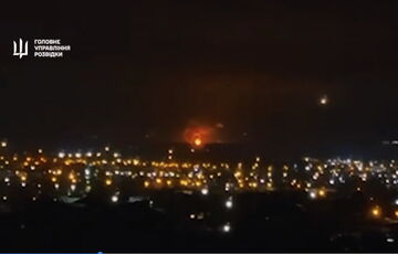 Разведка показала кадры удара по российскому аэродрому ”Ханская”: видео