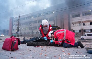 Число раненых в Запорожье перевалило за сотню Число раненых в Запорожье перевалило за сотню