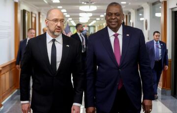 Шмигаль закликав главу Пентагону передати Україні винищувачі F-16 Шмигаль закликав главу Пентагону передати Україні винищувачі F-16