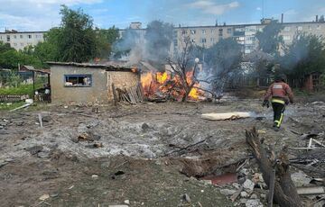 Ворог атакував інфраструктурний об'єкт у Лозовій