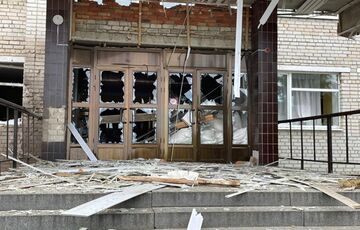 Оккупанты накрыли из Градов школу на Харьковщине Оккупанты накрыли из Градов школу на Харьковщине