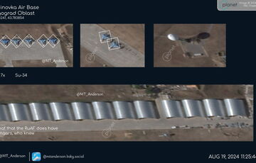 Украинские дроны атаковали единственный российский аэродром с укрытиями для самолетов