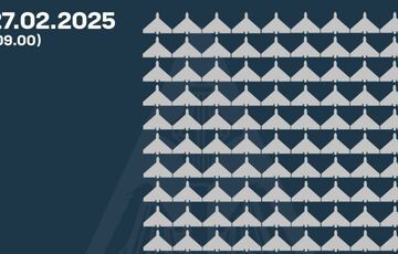 Росія атакувала Україну за допомогою 166 ударних БПЛА