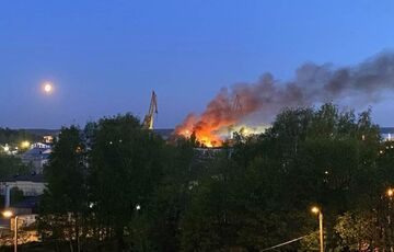 ГУР ударило по нефтебазе в Ленинградской области, - СМИ