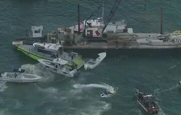 В Майами баржа столкнулась с парусной лодкой: погибли дети