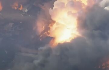 В США взорвался склад с фейерверками