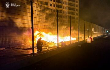 Рятувальники показали наслідки атаки дронів на Київщину