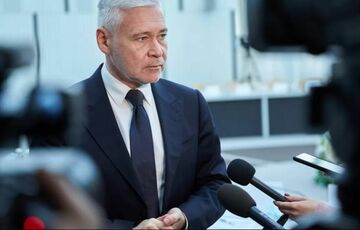 У Харкові російський дрон вибухнув біля житлової висотки