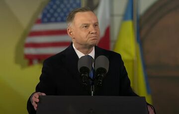 Дуда про заборону експорту українського зерна: Україна нагадує потопаючого, що хапається за соломинку Дуда про заборону експорту українського зерна: Україна нагадує потопаючого, що хапається за соломинку