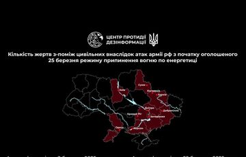За 22 дня ”энергетического перемирия” Россия убила почти в 2,5 раза больше украинцев