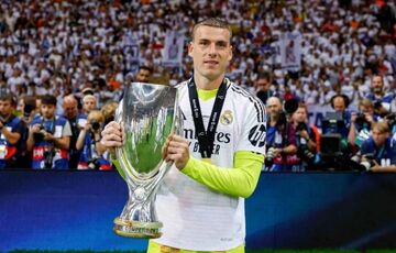 Лунин отреагировал на триумф Реала в Суперкубке УЕФА