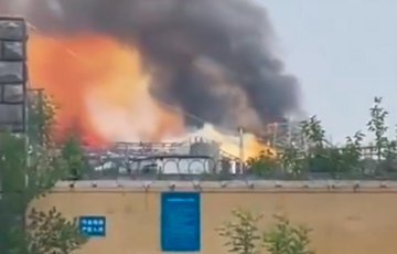 В Китае произошел мощный взрыв на химзаводе