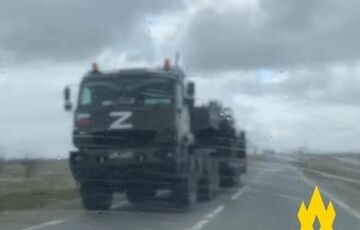 Росія перекидає в Запорізьку область техніку з окупованого Криму