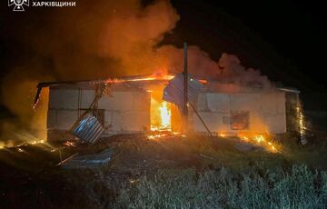 В Харьковской области после обстрела горит агропредприятие В Харьковской области после обстрела горит агропредприятие