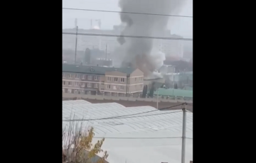 БПЛА атакували військові об'єкти у Грозному: відео