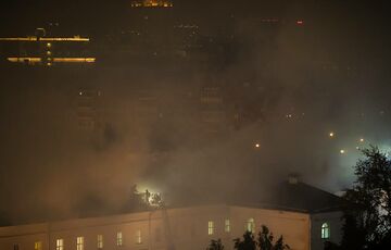 У Москві загорівся гуртожиток військового університету У Москві загорівся гуртожиток військового університету