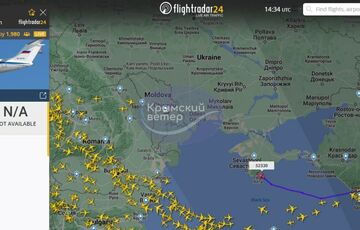 Після удару по командному пункту до Криму прилетів російський спецборт