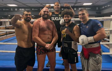 Ф'юрі напередодні реваншу з Усиком тренується з росіянином, який підтримує війну в Україні