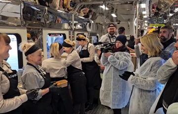 З Києва до Ізюму поїде перший унікальний ”потяг-кухня”: фото З Києва до Ізюму поїде перший унікальний ”потяг-кухня”: фото