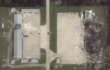 У ВМС підтвердили знищення складу шахедів у Росії