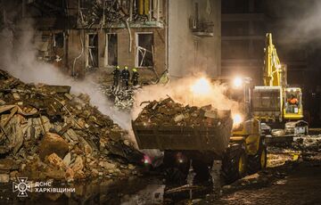 Пять человек не выходят на связь после российского удара по Харькову