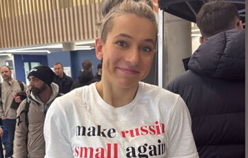 Литовську спортсменку дискваліфікували із ЧС з фітнесу за футболку ”Make russia small again”