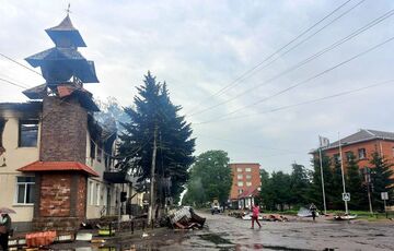 Російські загарбники вдарили безпілотниками по Білопіллю на Сумщині