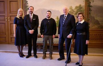 Зеленский встретился с королем Норвегии