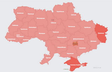 По всій Україні повітряна тривога через зліт у Білорусі носіїв ракет ”Кинжал”