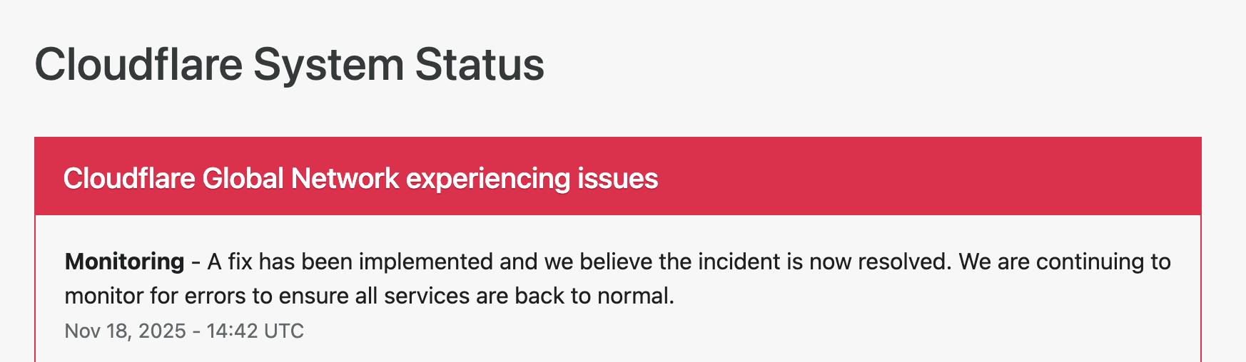 У Cloudflare заявили, що усунули збій, через який сьогодні не працювала половина інтернету — фото 1