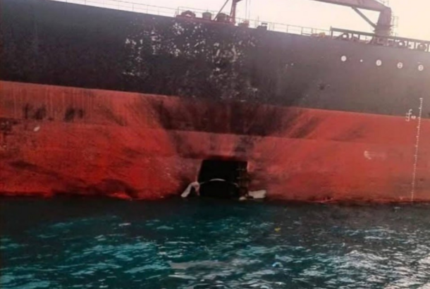 Иран, вероятно, впервые с начала войны атаковал танкер морским дроном