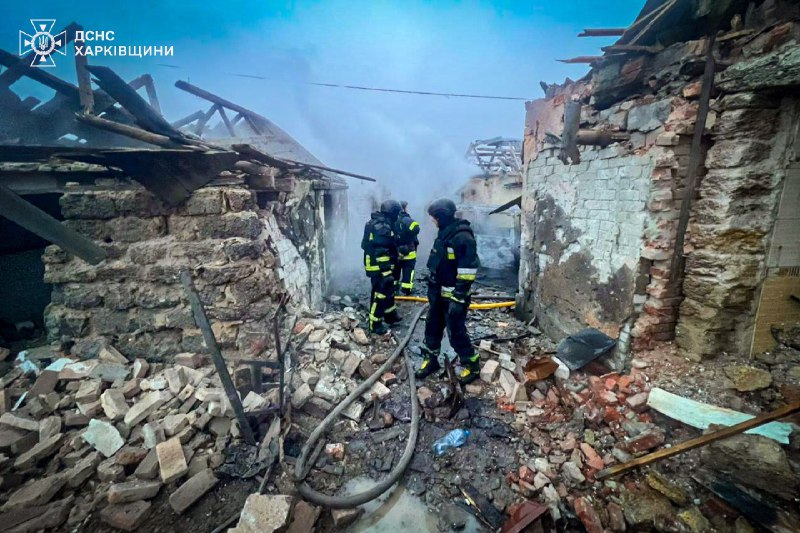 Одна людина постраждала внаслідок удару російського БПЛА по приватному будинку на Харківщині — фото 1