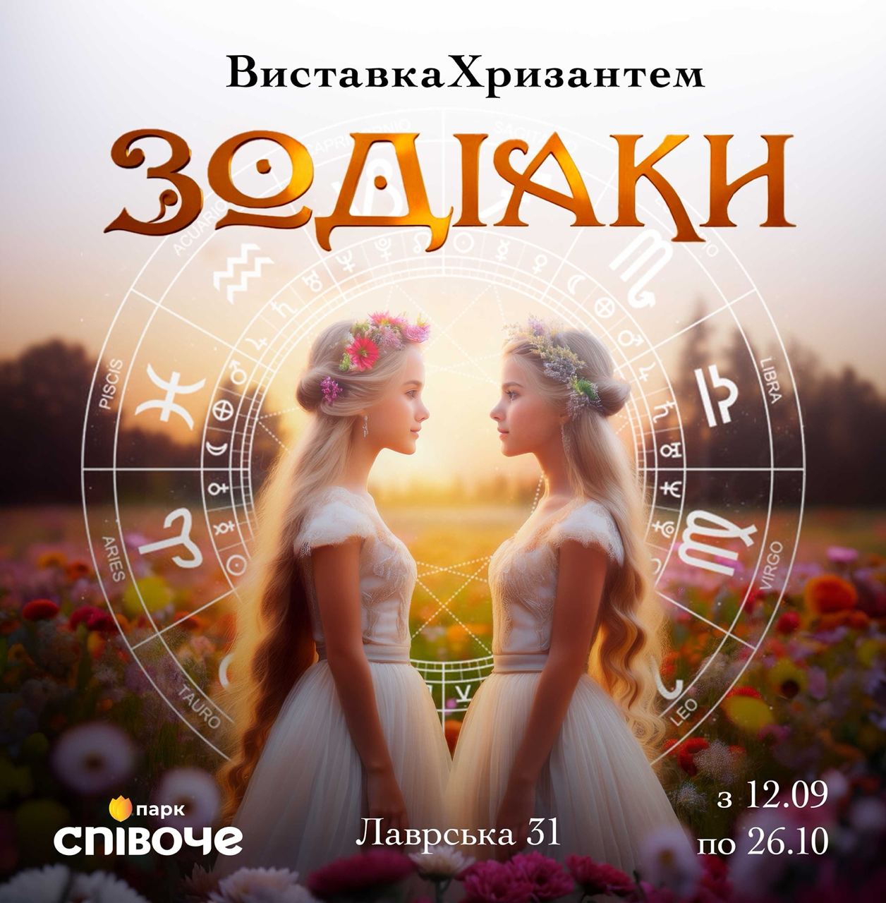 На Певче стартует масштабная выставка хризантем ”Зодиаки” — фото 2