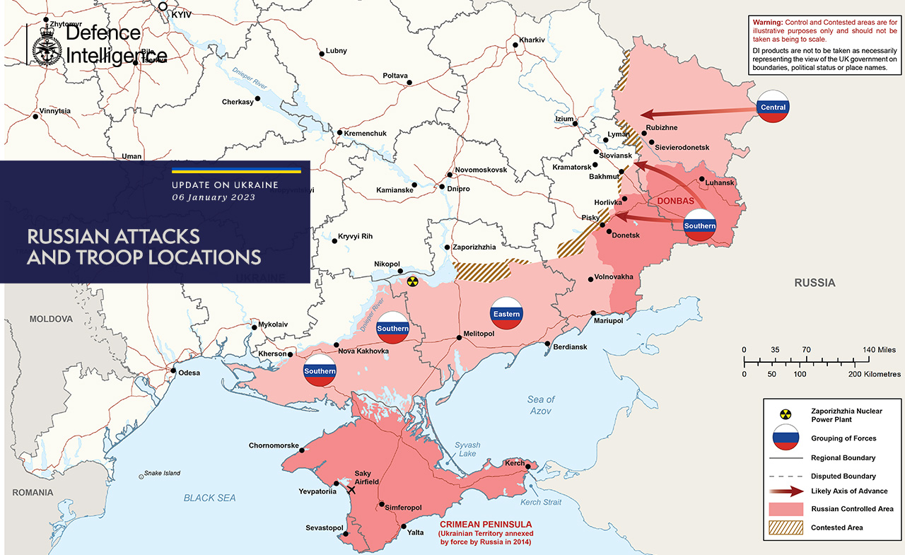 Великобританія опублікувала оновлену карту бойових дій в Україні: що відомо про ситуацію на фронті — фото
