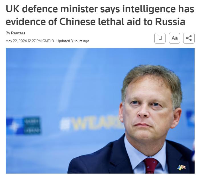 У Британії заявили, що Китай надав чи готується надати Росії летальну допомогу — фото 1