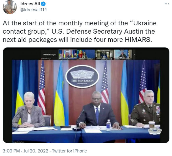США предоставят Украине еще четыре системы HIMARS  — фото 1